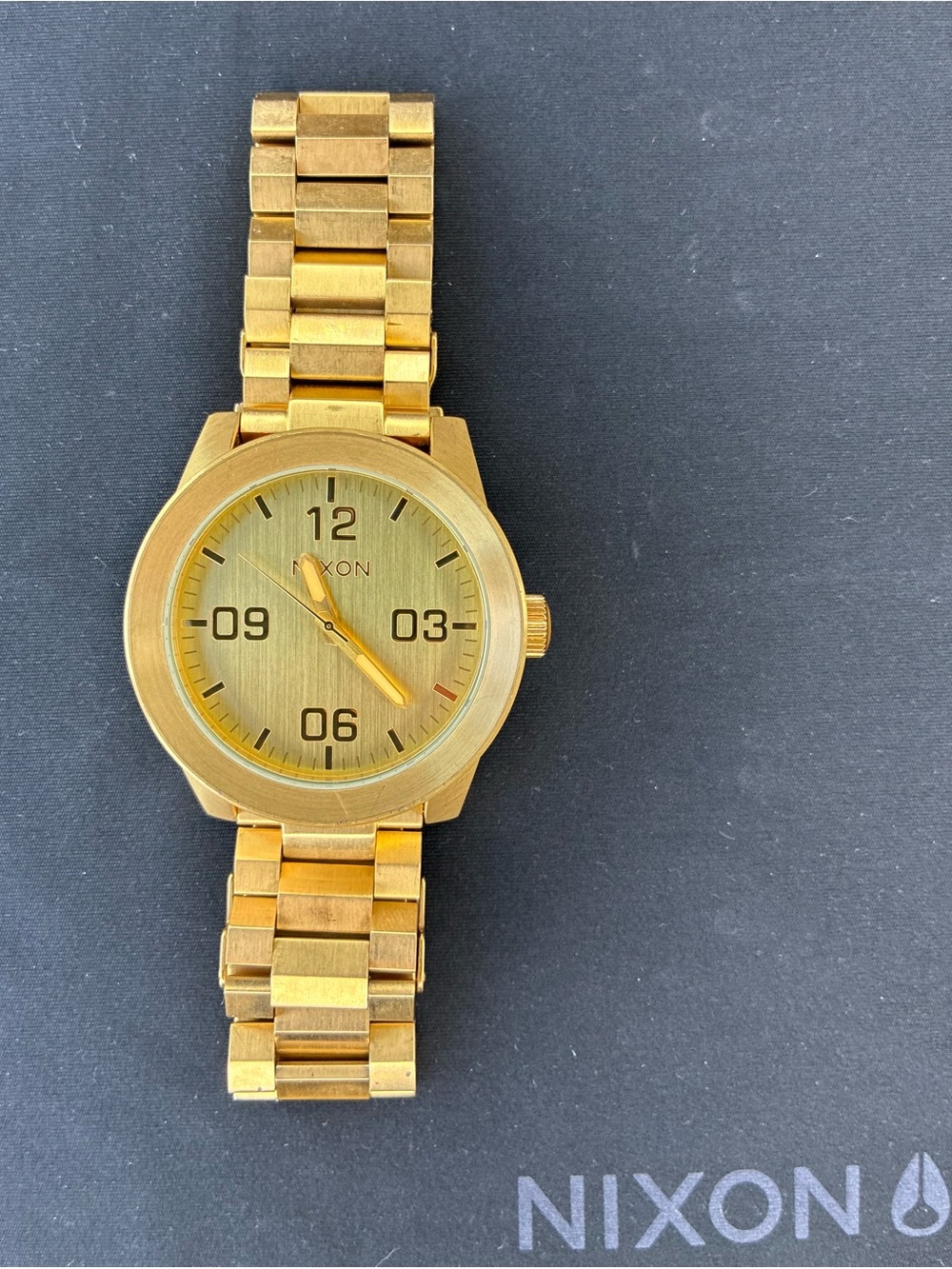 Nixon Corporal SS (Gold) Men's Luxury Stainless Steel Analog Watch